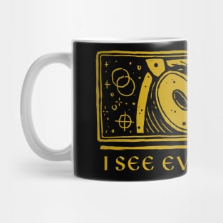 The Cosmic Owl I See EveryThing Mug